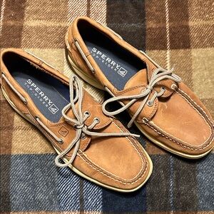 Sperry Men's Brown Leather Boat Shoes